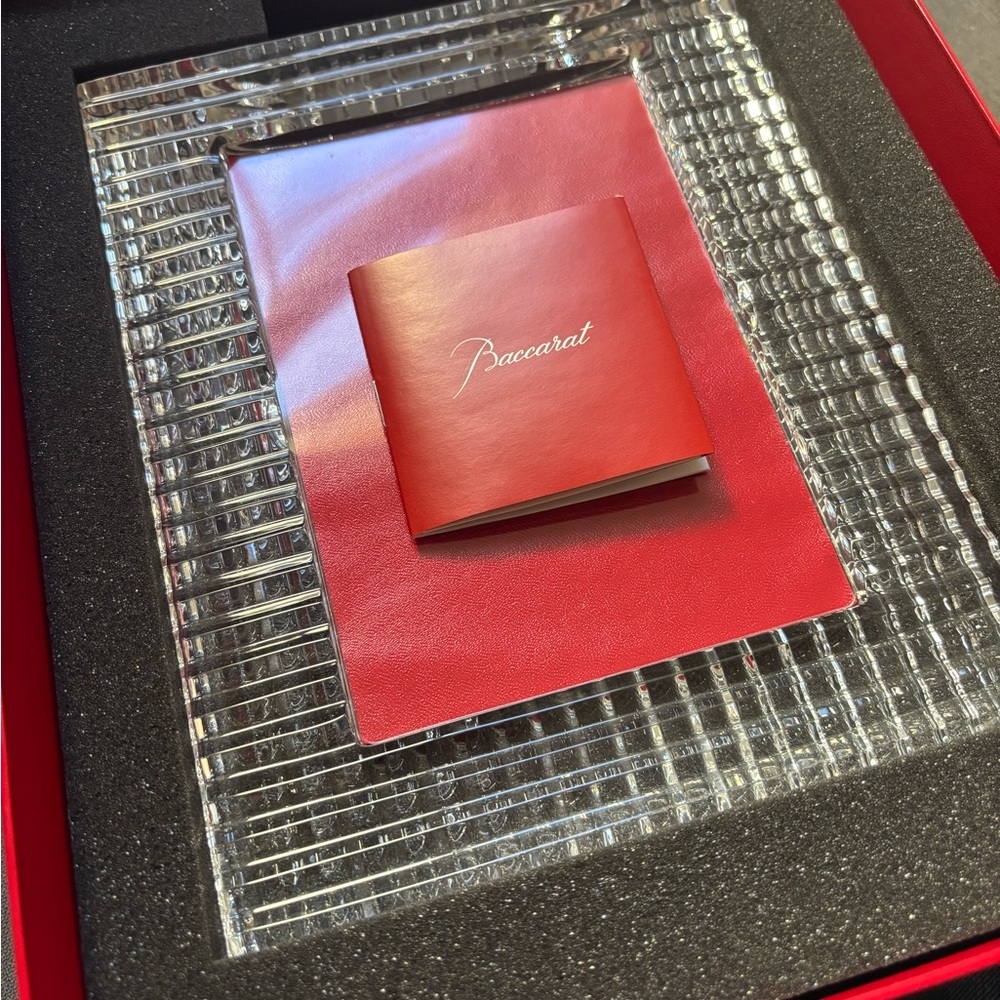 Baccarat Crystal Picture Frame 4x6